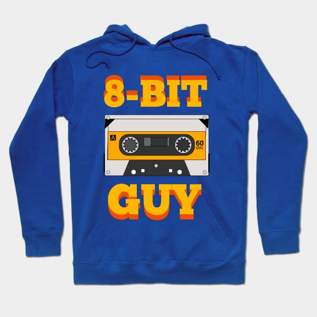 8-Bit Guy pixelated fun design retro Geeks Hoodie by BecomeAHipsterGeekNow